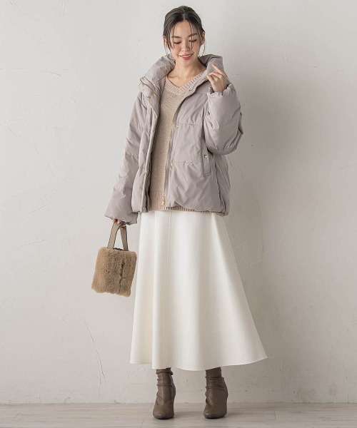 「Droite lautreamont」 ロングスカート M オフホワイト レディース_画像8