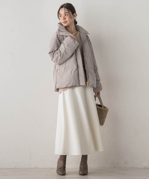 「Droite lautreamont」 ロングスカート M オフホワイト レディース_画像9