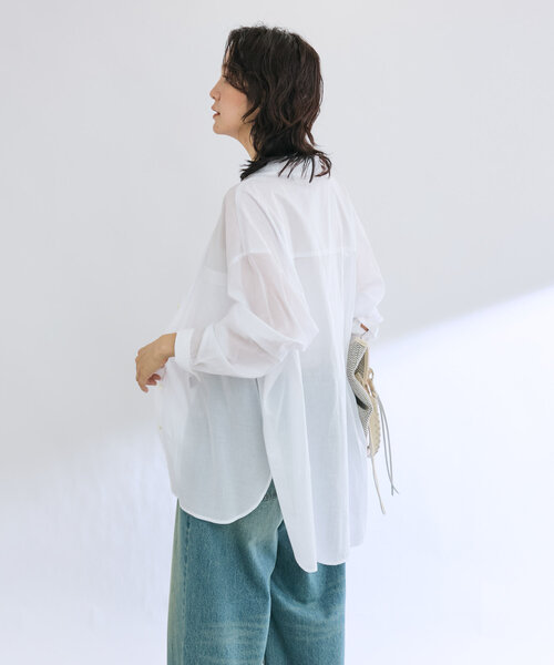 「RIVE DROITE」 長袖シャツ FREE ホワイト レディース_画像4