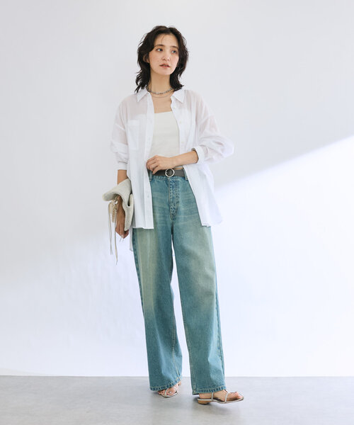 「RIVE DROITE」 長袖シャツ FREE ホワイト レディース_画像6