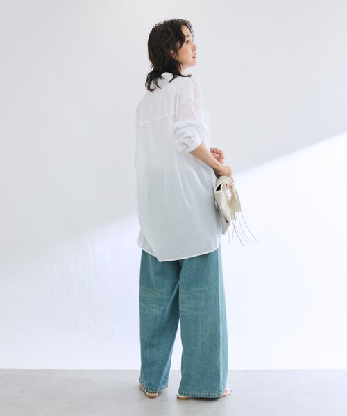 「RIVE DROITE」 長袖シャツ FREE ホワイト レディース_画像9