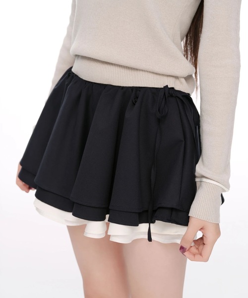 ANDWANG スカート Sculpted Ribbon Flare Skirt : ZOZOTOWN Yahoo!店