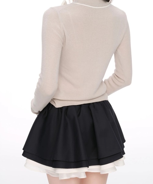 ANDWANG スカート Sculpted Ribbon Flare Skirt : ZOZOTOWN Yahoo!店