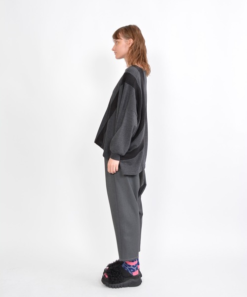 「gomme」 サルエルパンツ MEDIUM ブラック レディース_画像4