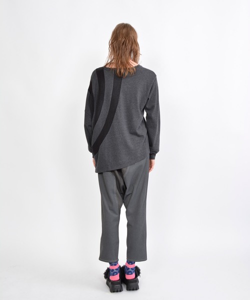 「gomme」 サルエルパンツ MEDIUM ブラック レディース_画像5