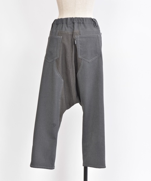 「gomme」 サルエルパンツ MEDIUM ブラック レディース_画像8