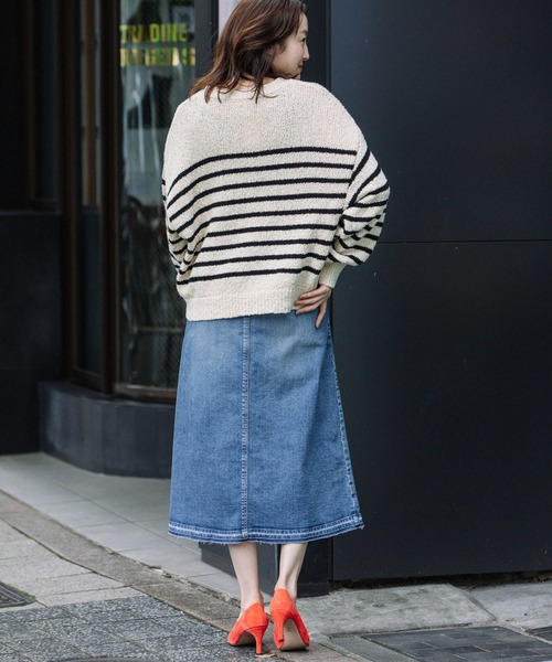 「Munich」 デニムスカート X-SMALL ブルー レディース_画像7