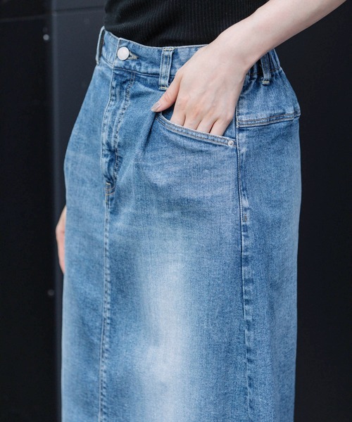 「Munich」 デニムスカート X-SMALL ブルー レディース_画像8