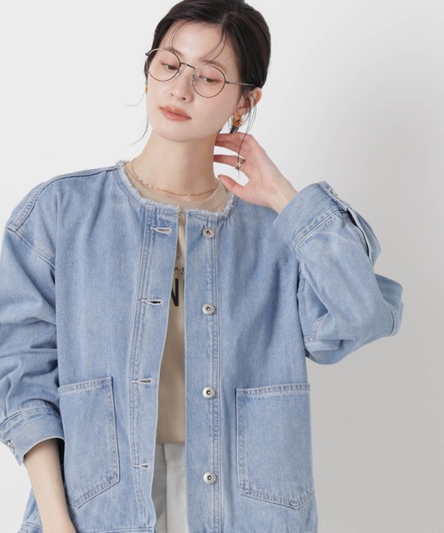 ナノユニバース 楽天市場】【SALE／40%OFF】ラウンドGジャン NANO universe ナノ