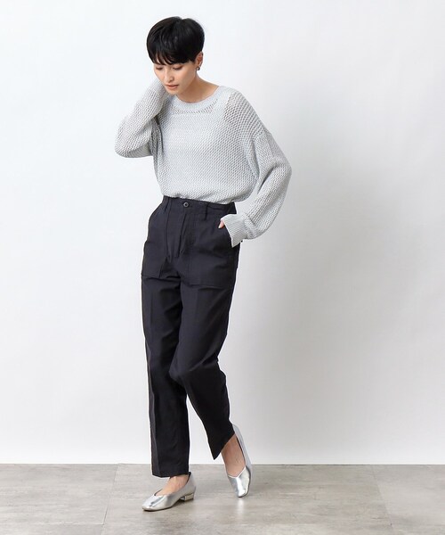 「OPAQUE.CLIP」 パンツ 38 ブラック レディース_画像7