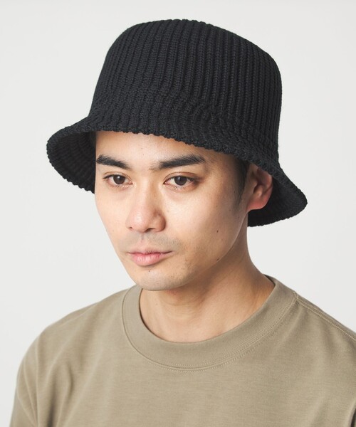 L.G.B ルグランブルー クラッシュハット　ベルト付き　バケット ハット green label relaxing（グリーンレーベルリラクシング） 帽子 ハット