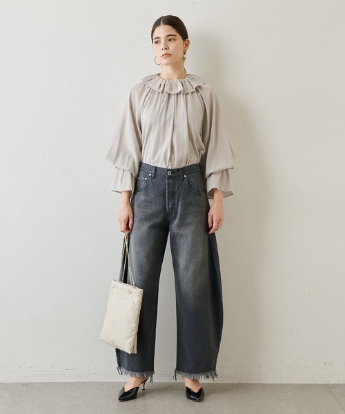 【緊急値下げ】美品 WhimGazette ウィムガゼット デニムパンツ 38M Whim Gazette（ウィム ガゼット） デニムパンツ 38 ブルー レディース