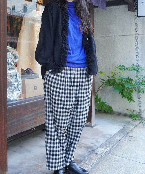 「JOURNAL STANDARD LUXE」 長袖ブラウス FREE ブラック レディース_画像3