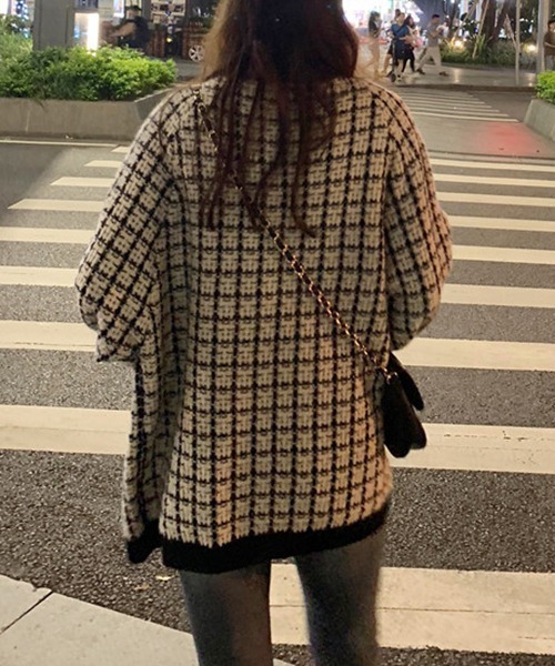 「gossip!ロサンゼルス」 ニットカーディガン FREE ホワイト レディース_画像8