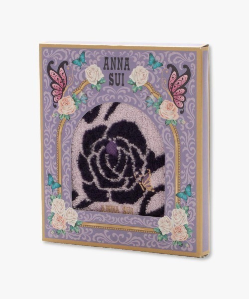 ANNA SUI（アナスイ） ハンカチ ギフトBOX入りタオル（バタフライ