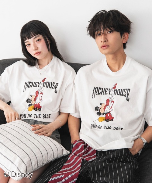 り*♡様 ヒスミニ タトゥティシャツ新品タグ付き Disney（ディズニー） tシャツ WEGO/「26年春夏新作」キャラクターズ