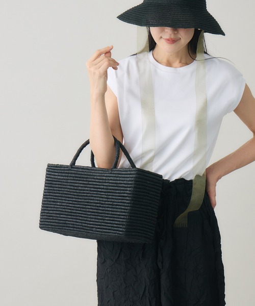kuros'（クロス） かごバッグ カゴバッグ 「kuros'別注」 ラフィアカゴ