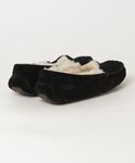 「UGG」 モカシンシューズ 23cm ブラッ...の詳細画像1