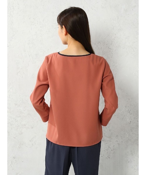 「Perfect Suit FActory」 長袖ブラウス M ベージュ レディース_画像8