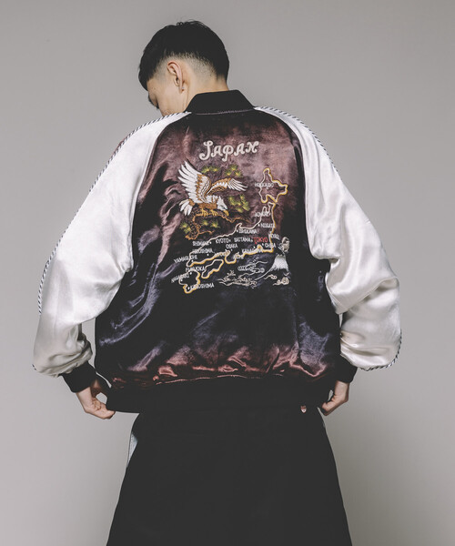 Schott N.Y.C（ショット） 「schott」 スカジャン LARGE ブラック