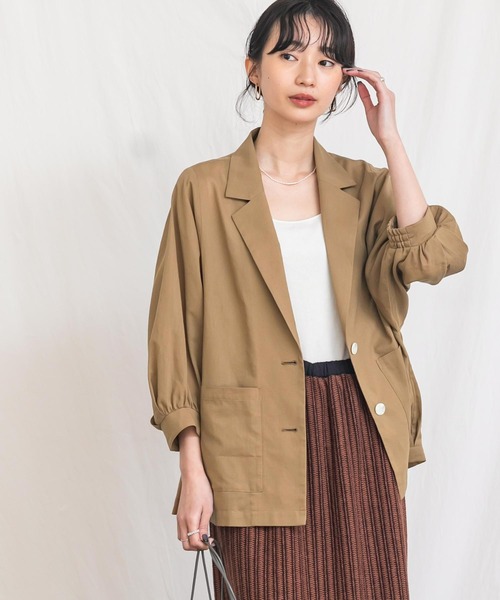 「Gready Brilliant」 「AuieF」ジャケット 38 キャメル レディース_画像7