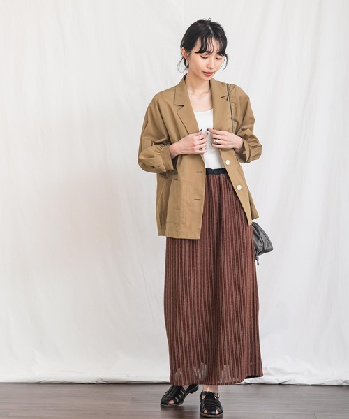 「Gready Brilliant」 「AuieF」ジャケット 38 キャメル レディース_画像8