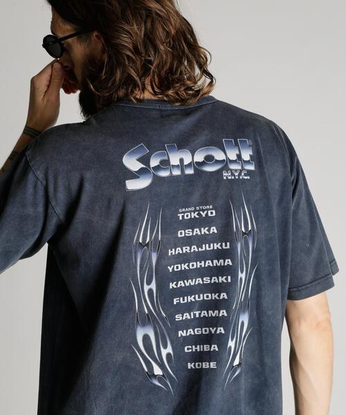 Schott N.Y.C（ショット） tシャツ Schott/ショット/STORE LOCATION T