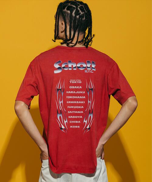 Schott N.Y.C（ショット） tシャツ Schott/ショット/STORE LOCATION T