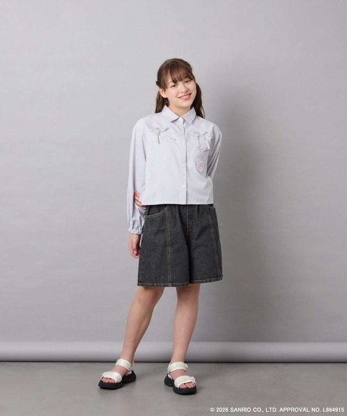 a.v.v（アー・ヴェ・ヴェ） ブラウス シャツ 「120-150」「数量限定
