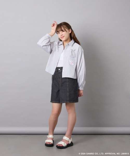 a.v.v（アー・ヴェ・ヴェ） ブラウス シャツ 「120-150」「数量限定