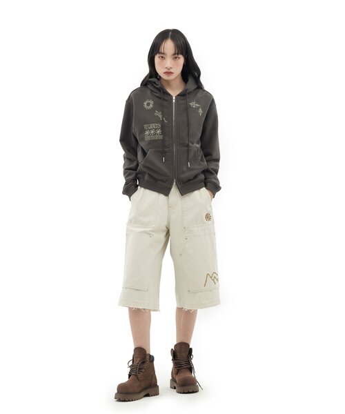 パーカー 「DEFGARMENTS/デフガーメンツ」LIZARD DOODLE HOOD ZIP UP レディース メンズ_6