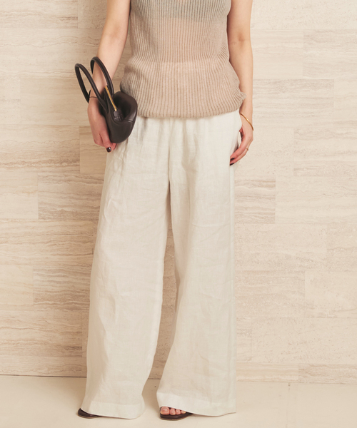 plage（プラージュ） パンツ Linen easy パンツ レディース : ZOZOTOWN