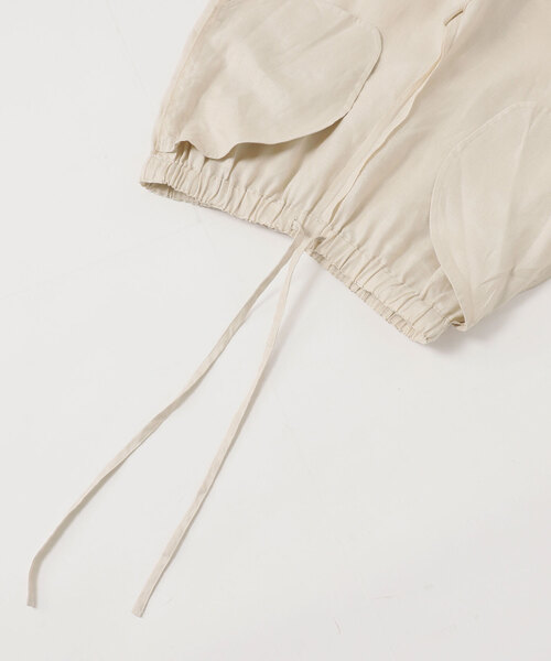 ワイドパンツ パンツ Linen easy パンツ レディースの画像
