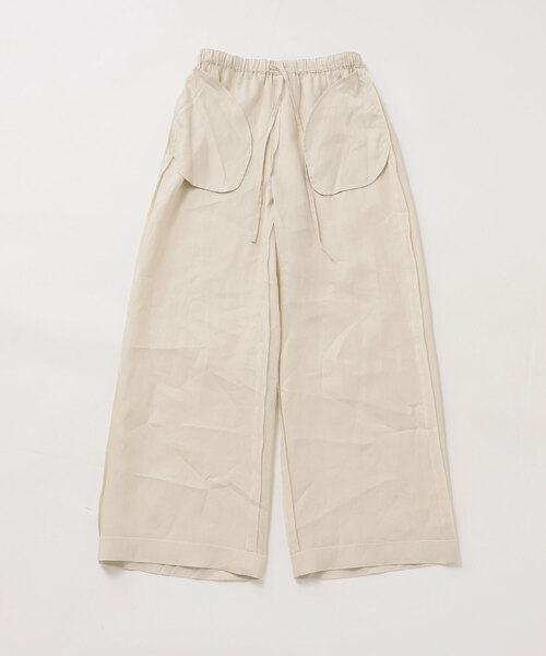 plage（プラージュ） ワイドパンツ パンツ Linen easy パンツ 