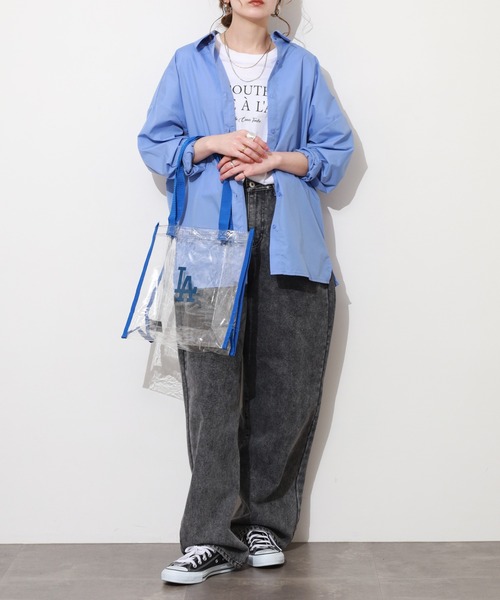 BABYL ビニール　バック FUNALIVE（ファンアライブ） トートバッグ foco MLB VINYL BAG