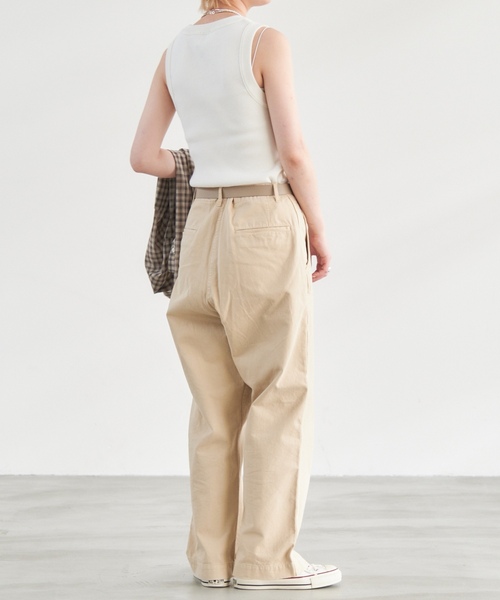 「Spick & Span」 チノパンツ 40 ベージュ レディース_画像5
