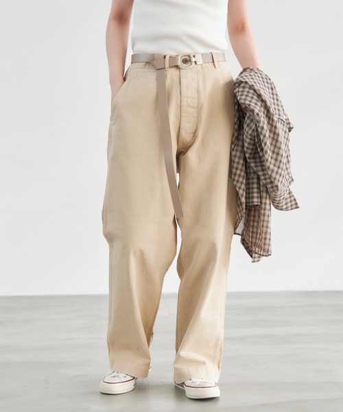 「Spick & Span」 チノパンツ 40 ベージュ レディース_画像8