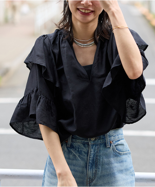 journal standardクロストップスブラウス JOURNAL STANDARD（ジャーナルスタンダード） ブラウス シャツ 「WEB