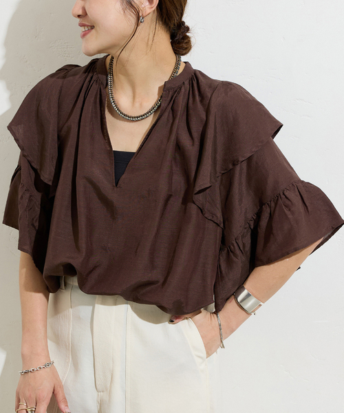 journal standardクロストップスブラウス JOURNAL STANDARD（ジャーナルスタンダード） ブラウス シャツ 「WEB