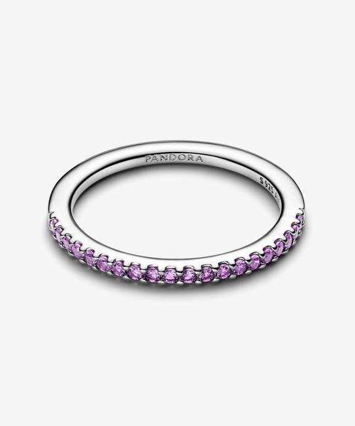PANDORA（パンドラ） 指輪 リング スパークリング パープル ハーフ