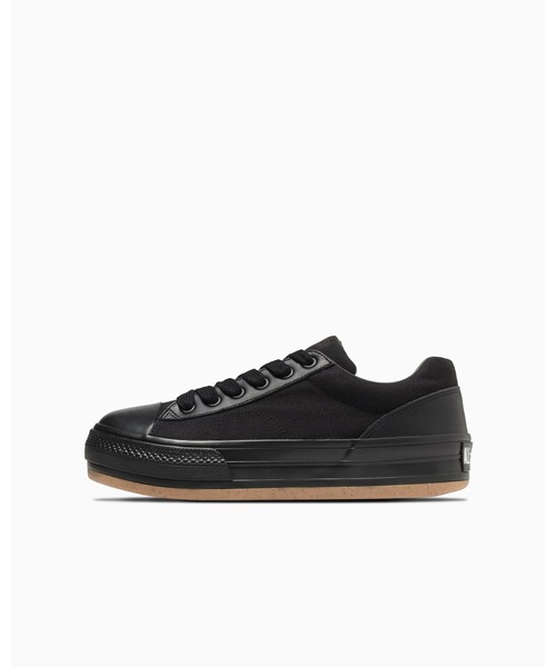 「CONVERSE ALL STAR」 ローカットスニーカー 5.5 ブラック×ブラック メンズ_画像2