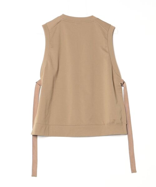 「ZUCCa」 ノースリーブトップス M size ベージュ レディース_画像2