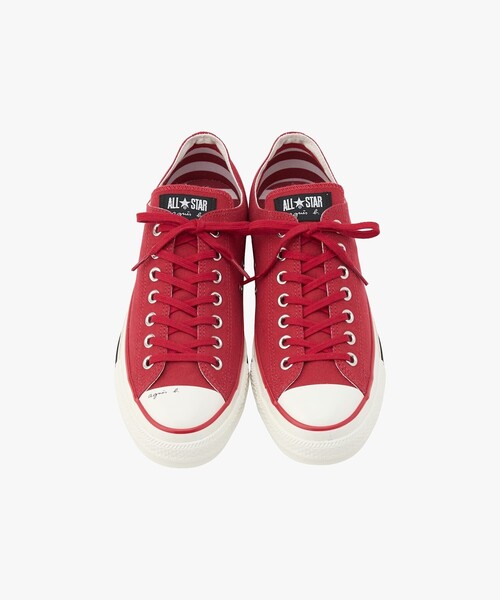 スニーカー agnes b. × CONVERSE メンズ コンバース ALL STAR AGED OX メンズの画像