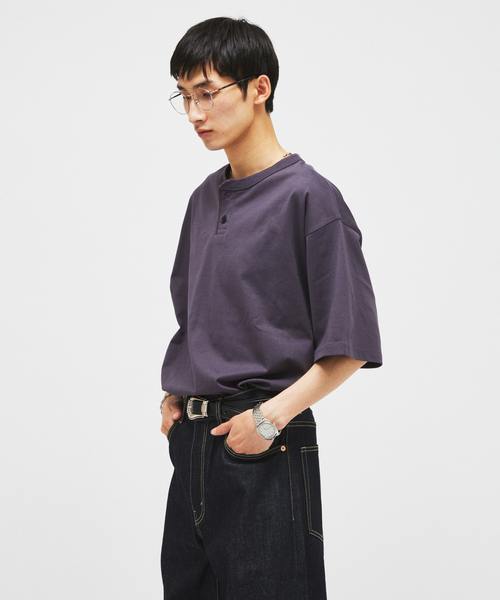 メゾンマルタンマルジェラスタンドカラー半袖Tシャツヘンリーネック JOURNAL STANDARD（ジャーナルスタンダード） ヘンリーネック tシャツ