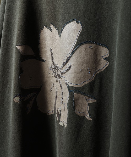 「Nilway」 半袖Tシャツ MEDIUM パープル メンズ_画像4