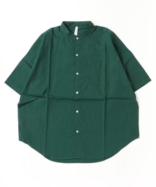 「Mag.」 「HALHAM」半袖シャツ X-LARGE イエロー メンズ_画像7