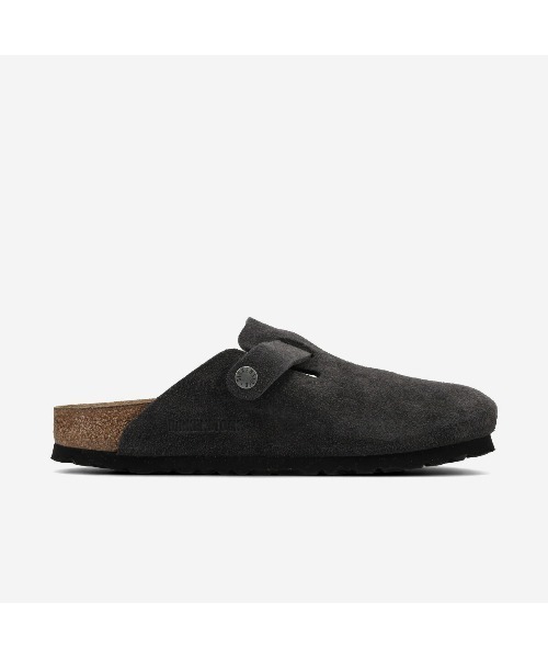 BIRKENSTOCK Boston スエードレザー　ブラック　ナロー幅　41 BIRKENSTOCK（ビルケンシュトック） サンダル BIRKENSTOCK BOSTON