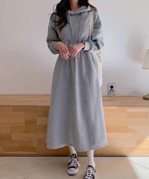 「SallyLunn」 長袖ワンピース LARGE ブラック レディース_画像4