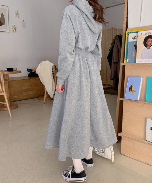 「SallyLunn」 長袖ワンピース LARGE ブラック レディース_画像7