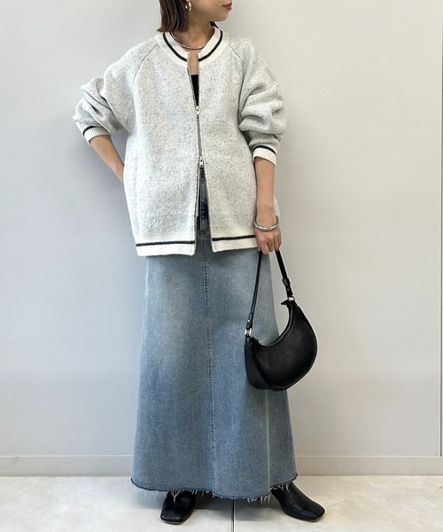 「LOUNGEDRESS」 デニムスカート MEDIUM ブルー レディース_画像5
